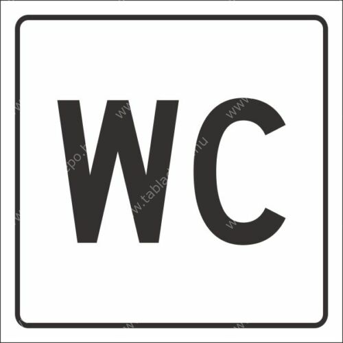 WC fekete-fehér