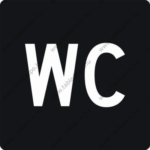 WC fehér-fekete