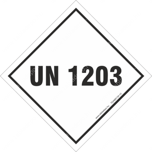 UN 1203 benzin matrica