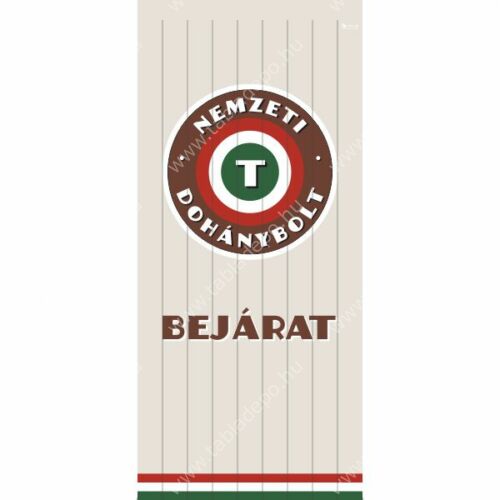 szalagfüggöny dohánybolt ajtóra