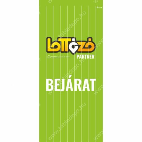 lottózó bejárat - szalagfüggöny ajtóra