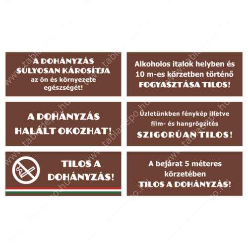 dohánybolt matrica