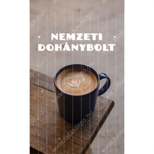 Nemzeti Dohánybolt  szalagfüggöny ajtóra