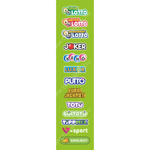 Lottózó játékok tábla