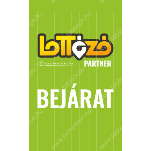 lottózó bejárat - szalagfüggöny ajtóra