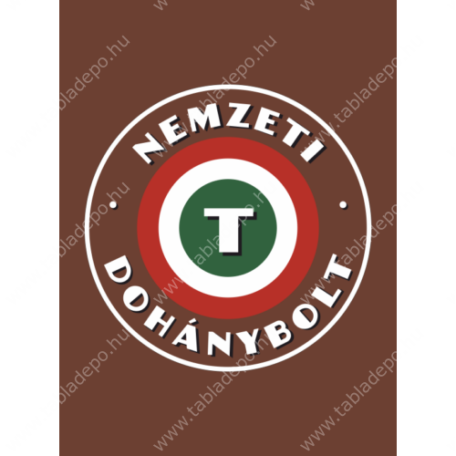 nemzeti dohánybolt kirakatmatrica