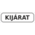 kijárat matrica