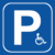 mozgássérült parkoló tábla