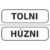 tolni - húzn matrica szett - fekete