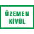 üzemen kívül tábla