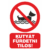 kutyát fürdetni tilos tábla