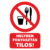 helyben fogyasztást tiltó tábla