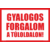 gyalogos forgalom a túloldalon tábla