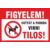parkba kutyát tilos bevinni tábla és matrica