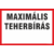 maximális teherbírás tábla