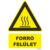 forró felület piktogram