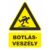 botlásveszély figyelmeztető tábla és matrica